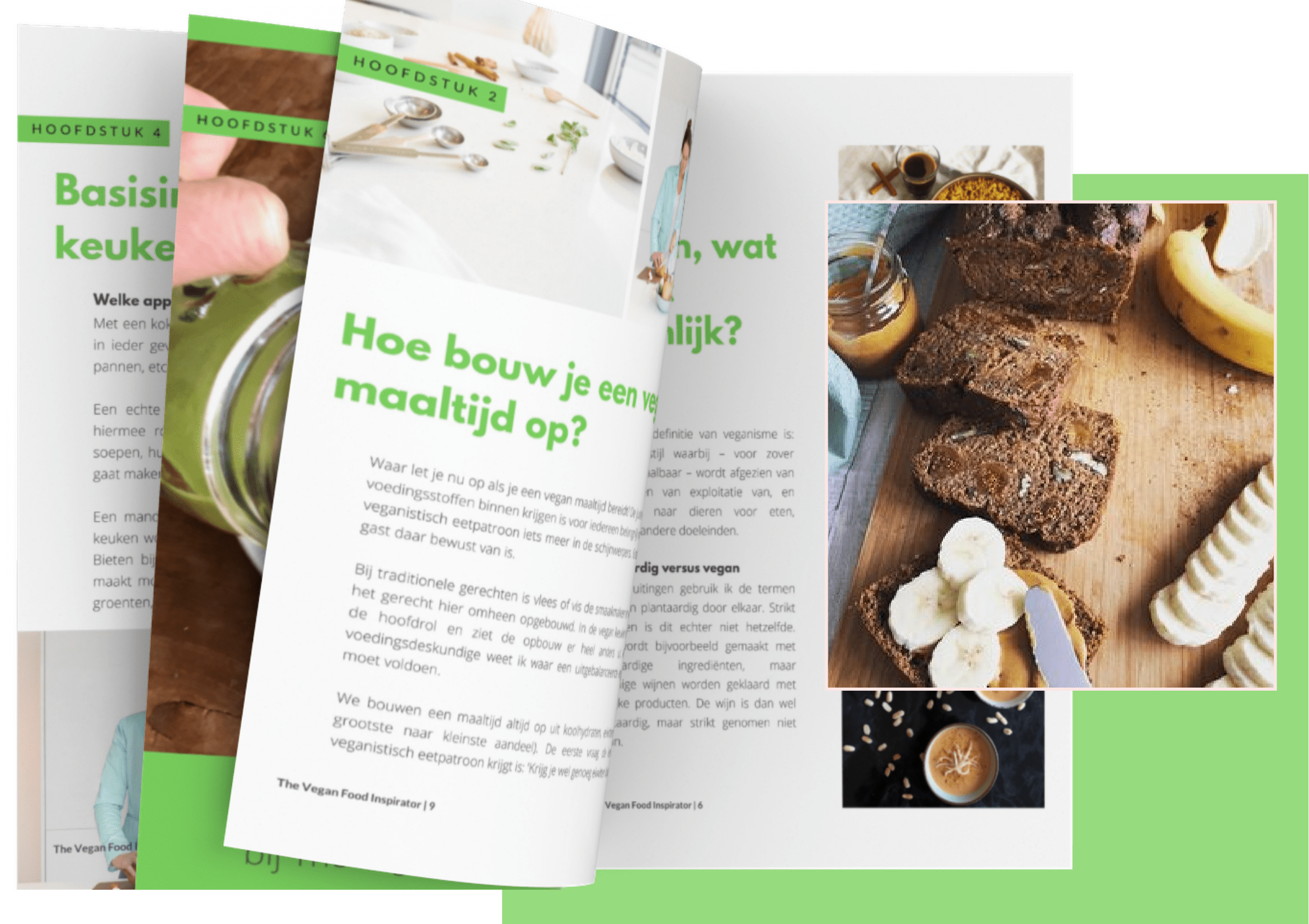 E-Boek Meet vegan opengvouwen